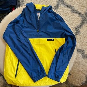 Burton Blue and Yellow Windbreaker